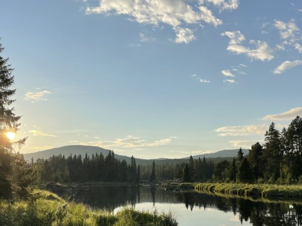 Tännäs solnedgång