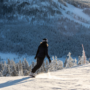 Snowboard på Tännäskröket