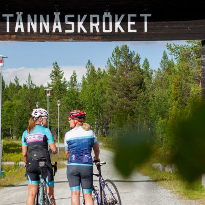 Landsvägscykling i Tännäs